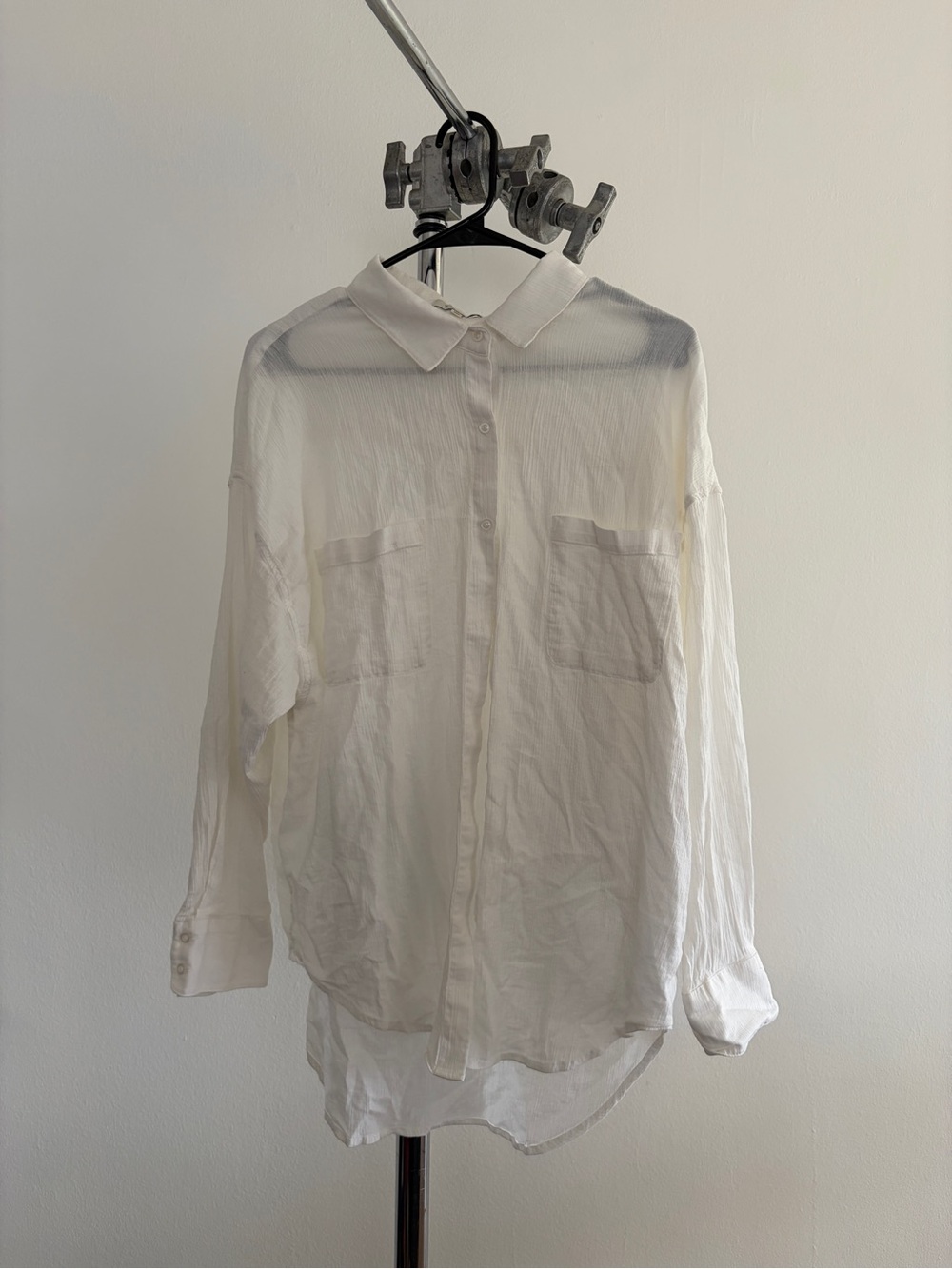 Z Supply Ivory Button-Down Shirt